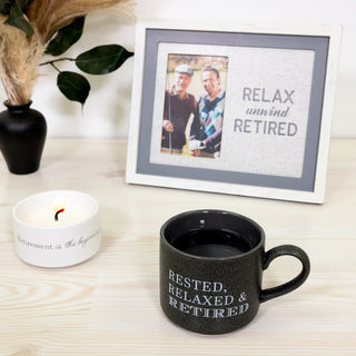 FW - Retirement - Stacking Mug & Candle Set 100% Soy Wax Scent: Tranquility #78315