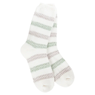 76428 Wsragg Link Crew Meadow Strip Socks