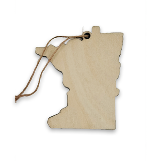 MN Cozy Canoe 3 Layer Wood Ornament