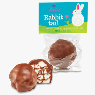 1.8 oz Milk Chocolate Marshmallow Bunny Tail #9210E