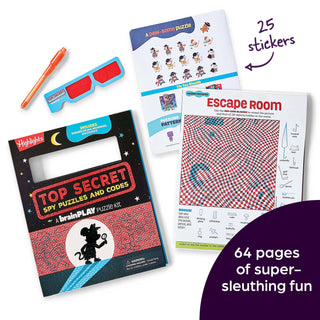 BrainPLAY Top Secret Spy Puzzles and Codes