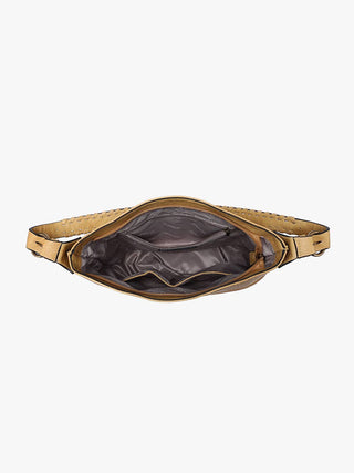 M2802 Madelyn Whipstitch Hobo w/ Adjustable Shoulder Strap