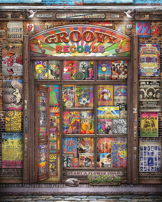 Groovy Records 1000 Pc Puzzle #33-10822