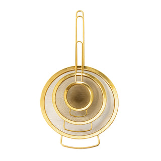 Stainless Steel Strainer Gold Finish #A21183953