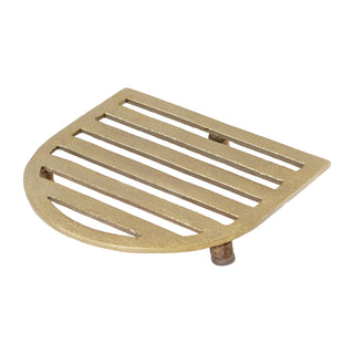 Cast Aluminum Arched Trivet Gold Finish 6x6 #AH2683