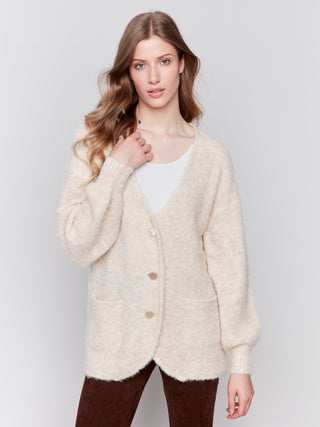 C2747-635B Cardigan H-Beige