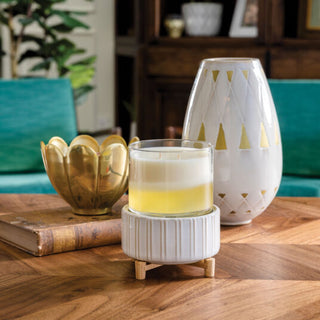 2-in-1 Classic warmer Ceramic & Wood #CW2CAW