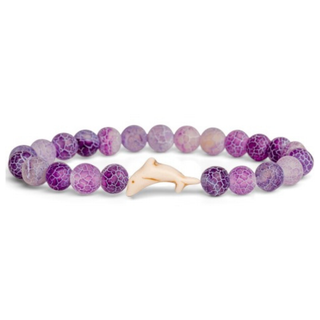 The Odyssey Dolphin Bracelet - Coral Reef Violet #W-ODY-VIOL