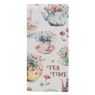 Cottage Core Tea Time DP Terry Towel #R7076
