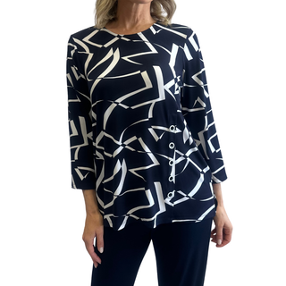 202312 Top Navy/White