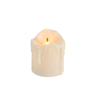 43832 Votive Heavy Drip Bisque 2"