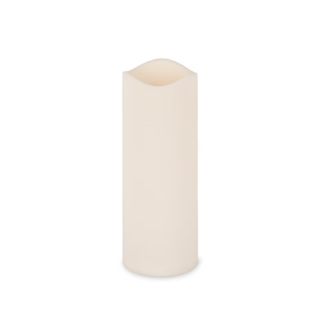 46045 Candle Pillar LED Indoor/Outdoor Bisque 3x8