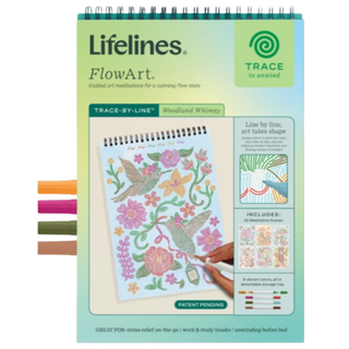 Flow Art - Trace-By-Line, Woodland Whimsy #LL-16-3223