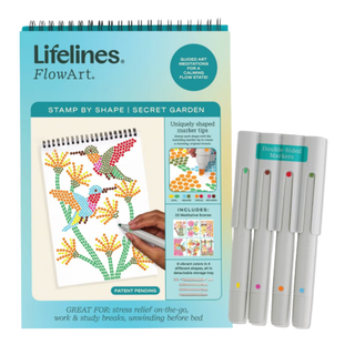 Flow Art - Stamp By Shape, Secret Garden #LL-16-3150