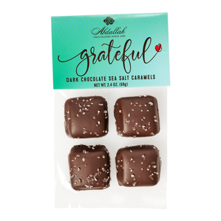 2.4 oz Grateful Dark Chocolate Sea Salt Caramels #0309