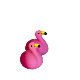 Mom & Baby Light-Up Bath Toy-Flamingo #12130167F