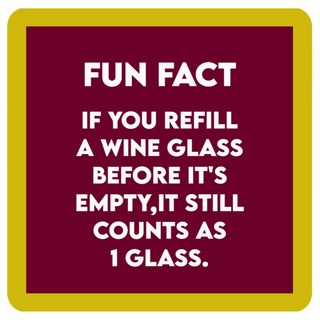 1 Glass Coaster #dom1284