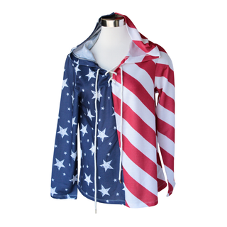 WW22078 Hoodie Red/White/Blue