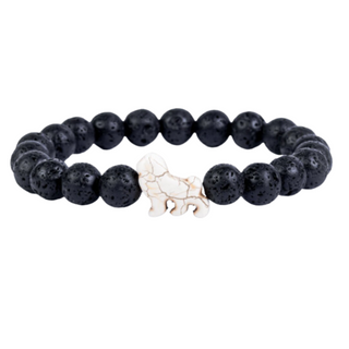 The Excursion Lion Bracelet - Lava Stone #W-EXCUR-Lava