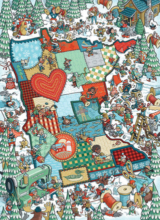 Fabric Of Minnesota 500 Pc Puzzle #10167