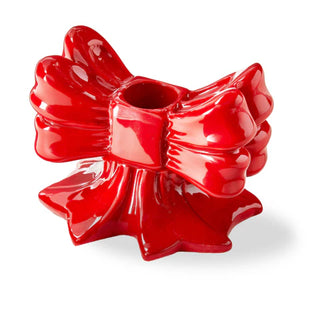 Very Merry Bow Taper Holder #G20061