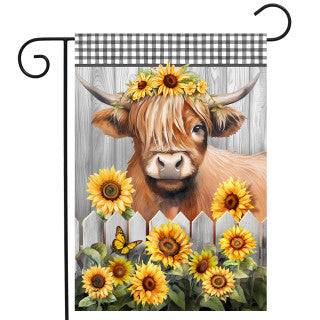 Highland Cow Garden Flag #G02625