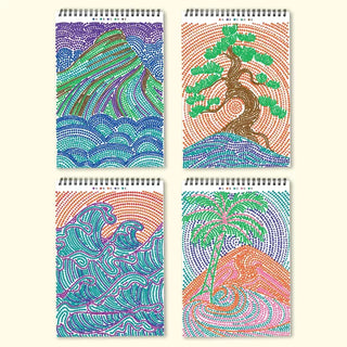 Flow Art - Dot-By-Letter Landscapes #165008