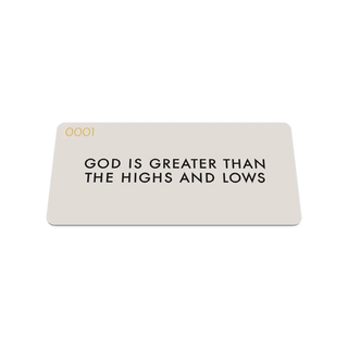God Is Greater Bible Verse Bracelet #IF-GIGTTHAL