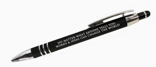 Words & Ideas Graduation Aspiring Writer Black Stylus Pen #FSP02