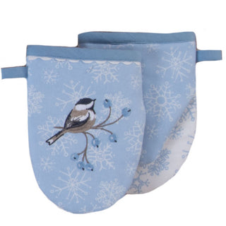 Let It Snow Emb Grabber Mitt  #H7166