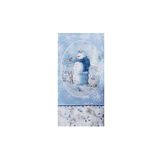 Let It Snow Snowman DP Terry Towel #H7158