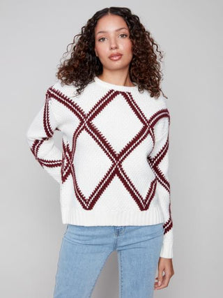 C2915 Sweater Cabernet