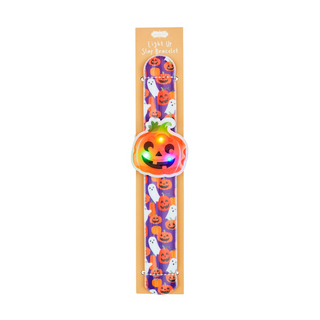 Halloween Light Up Slap Band - Pumpkin #10760422P