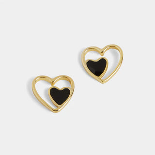 WN005072 Double Heart Gold Ear 5C50