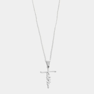 WN005172 Faithful Cross Silver Nk 5C50