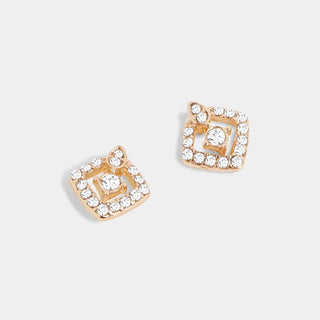 WN005193 Bedazzled Studs Gold Ear 5C50
