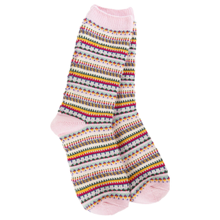 76414 WSBOCRW Socks Pink Stripe