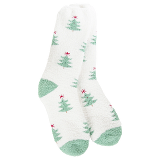 76347 WSCZCRW Cozy Crew Socks Holiday Forest