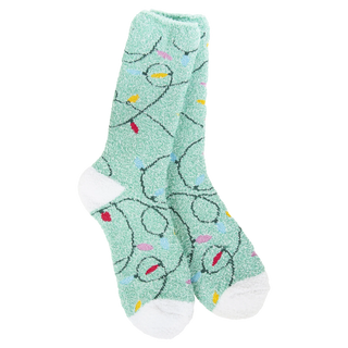 76346 WSCZCRW Cozy Crew Socks Holiday Lights