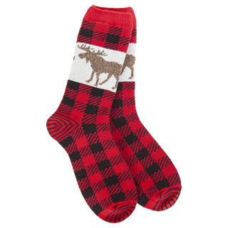 76460 WSNWCRW Nature Walk Crew Socks Red