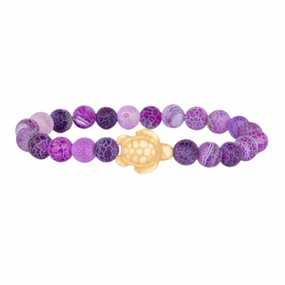 The Journey Sea Turtle Bracelet - Coral Reef Violet #W-JOUR-VIOL