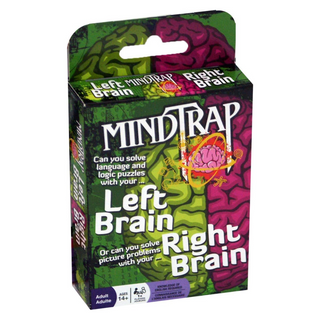 Mindtrap Left Brain Right Brain Card Game #37055