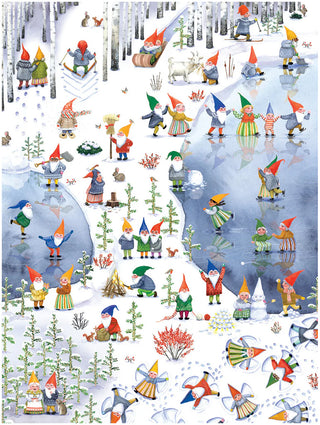 Winter Gnomes 500 Pc Puzzle #10188