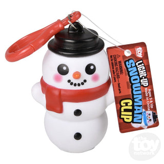 Light-Up Snowman Clip On #TZC-LISNO