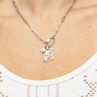 18KGoldPVD/SSteel Amen Charm 6W2