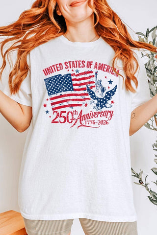 USA 250th Anniversary Patriotic Tee