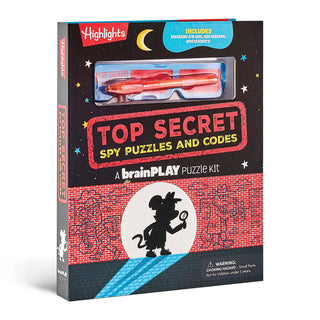 BrainPLAY Top Secret Spy Puzzles and Codes