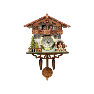 German Boy Functioning Clock Fridge Magnet