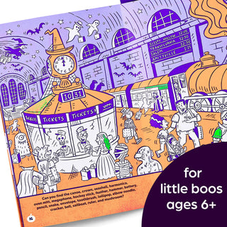 Neon Halloween Hidden Pictures Puzzles