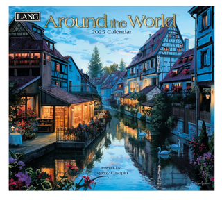 Around The World 2025 Wall Calendar